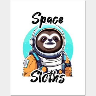 Space Sloths Posters and Art